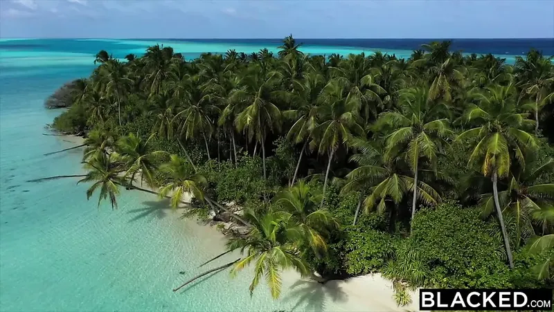 塗黑——甜美的金發瑪麗引誘她的水肺…