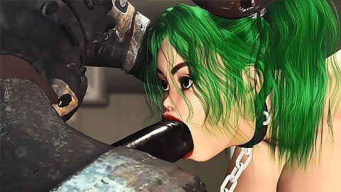 大奶的性感女孩被科幻硬性交…