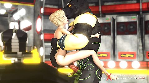 科幻金字塔阿努比斯亂搞一個性感的女人：免費色情 9e