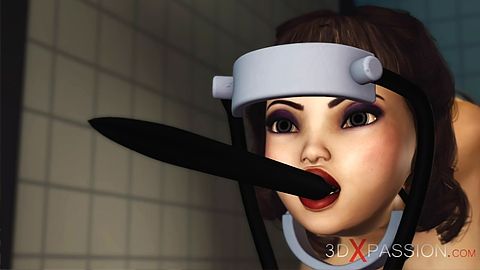 大黑人在監獄里和一個戴著手銬的熱黑髮玩耍