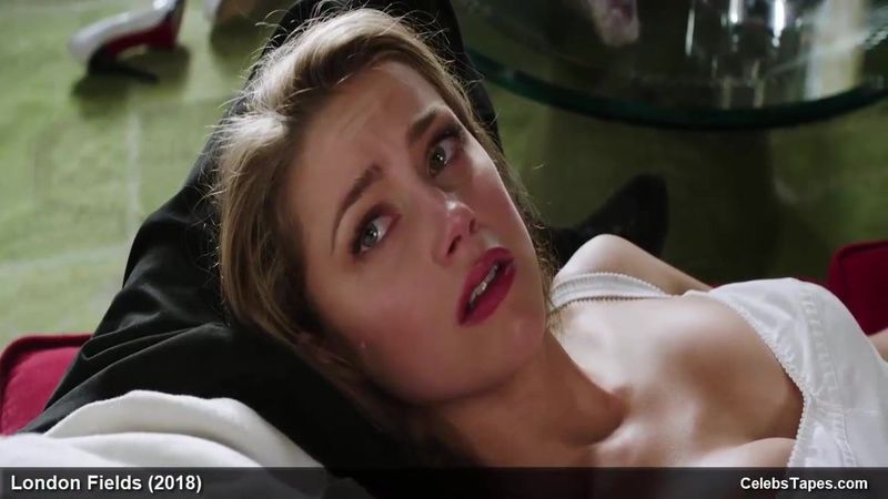 名人琥珀聽到所有的裸體和熱脫衣舞場景