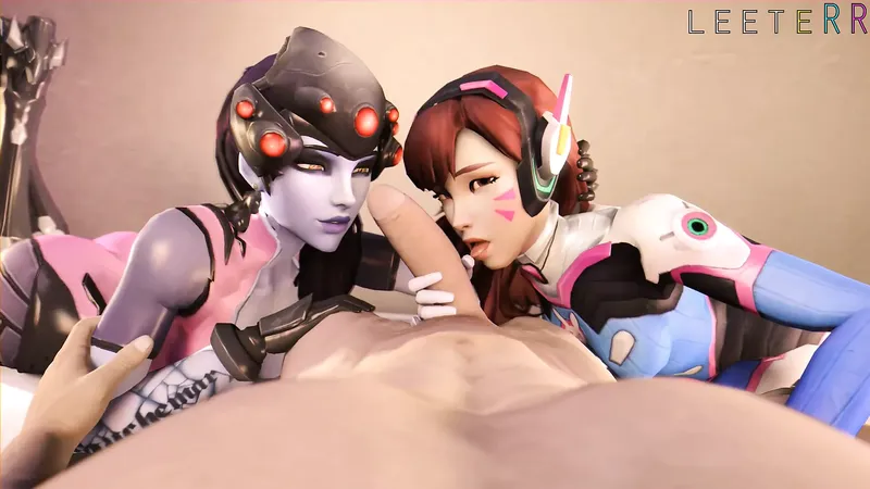 D Va 20 – 守望先鋒 Sfm 和 Blender 色情彙編：色情 17